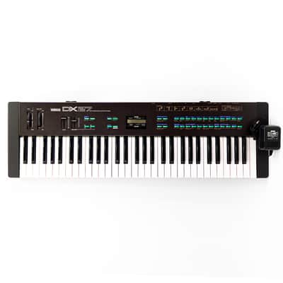 Buy used Yamaha DX27 – 61-Key Digital FM Synthesizer with Power Supply