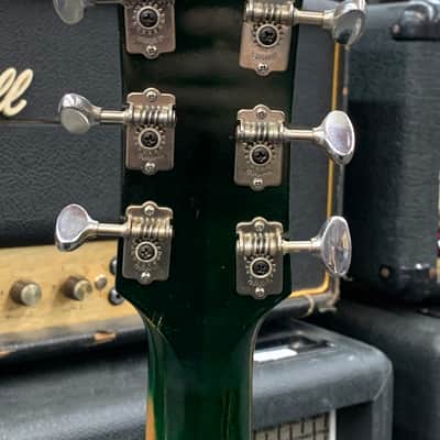Yamaha SA-30 T Hollow Body with Tremolo 1967 - 1972 - Dark Green image 9