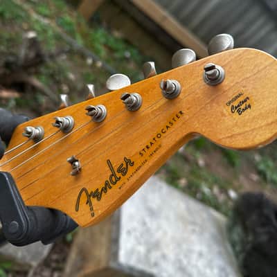 2002 Fender Custom Shop 1956 Stratocaster Relic - Desert Sand image 5