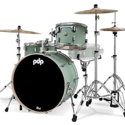 PDP Concept Maple Satin Seafoam Finish Ply Rock Drum Set PDCM24RKSF image 3