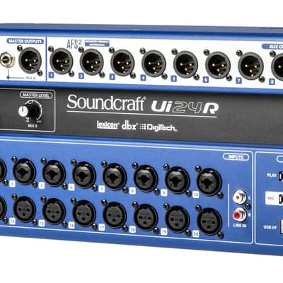 Soundcraft Ui24R 24-channel Digital Mixer/USB Multi-Track Recorder With Wireless Control - Free Shipping image 1