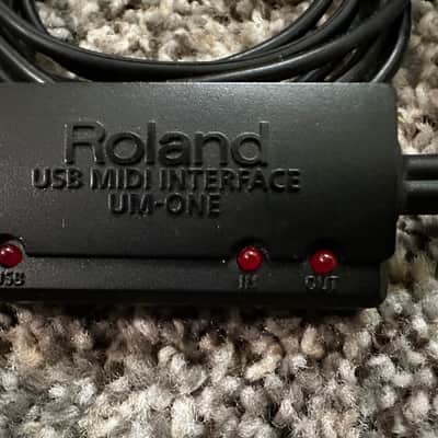 Roland UM-ONE mk2 USB MIDI Interface 2010s - Black image 2
