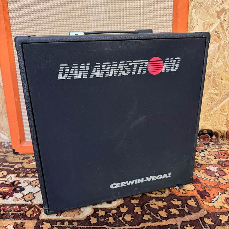Vintage Dan Armstrong 210G 300w Cerwin Vega DG10A 2x10 4ohm Amplifier Cabinet Bild 1