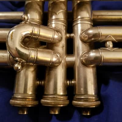 The New Yorker 1920's Silver Plated Trumpet Peashooter Perfect Project! new pics image 15