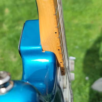 Squier Stratocaster MIJ E Series 84-87 - Lake Placid Blue image 13