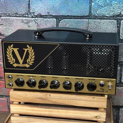 Victory Amps Sheriff 22 Compact Series 2-Channel 22-Watt Guitar Amp Head 2010s - Black/Gold image 1