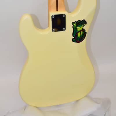 1994 Squier Standard Precision Bass 4-String Electric Bass Guitar, Rosewood Fingerboard, Antique White MIK image 14
