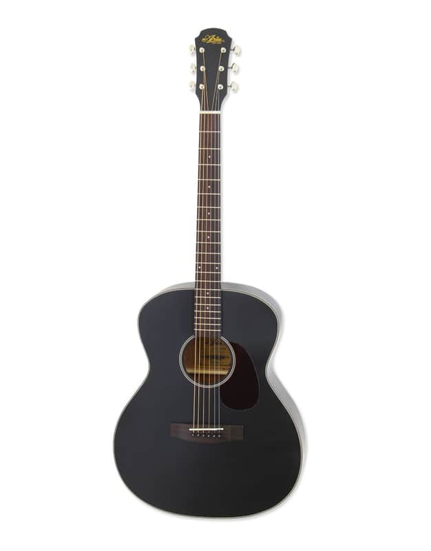 Immagine Aria 101 Matte Black OM Orchestra Model, New - 1