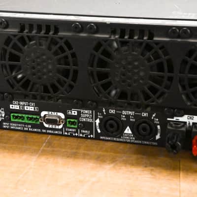QSC PowerLight 6.0 PFC Power Factor Corrected 2-Channel Power Amplifier CG011WB image 8