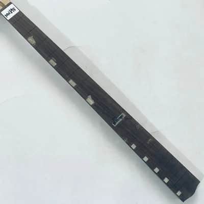 Maple 4 String Bass Neck with Rosewood 24 Frets Fingerboard image 4