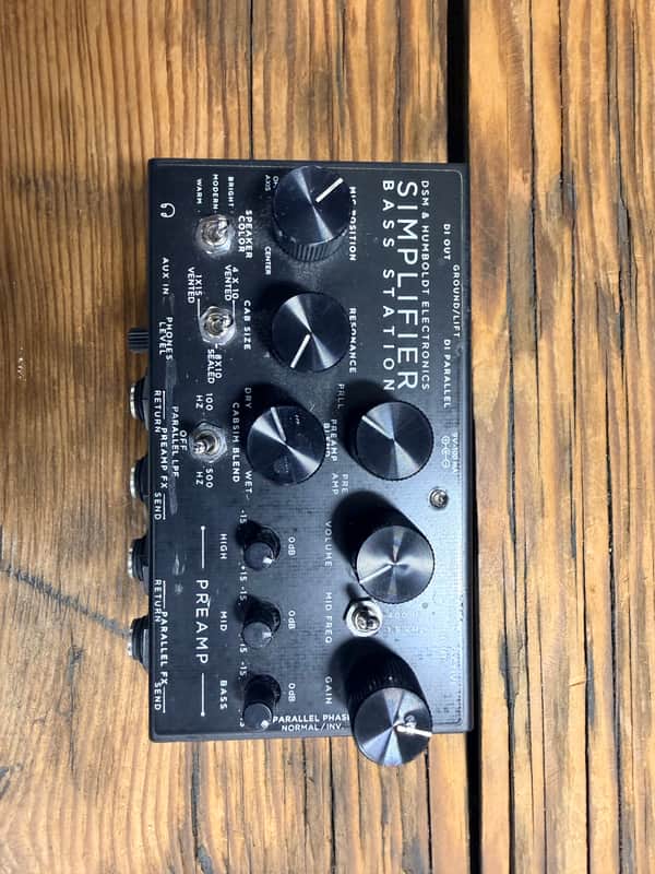 DSM & Humboldt Electronics Simplifier Bass Station Preamp / CabSim / DI 2020 - 2021 - Black