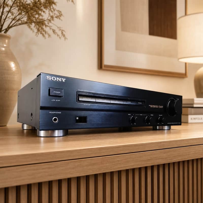 Sony TA-F245R Rare Vintage Integrated Stereo Amplifier 1994 Warranty Serviced image 1