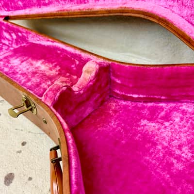 1958-1959 Gibson Logo Brown-Pink Guitar Case ES-335, 345, 355 Vintage 1950's image 12