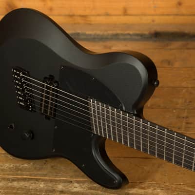 Schecter PT-7 MS Black Ops - Ebony - Satin Black Open Pore - 7-String image 5