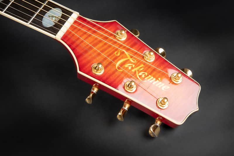 1990s Takamine NPT115 - Fire Red Burst | Japan Vintage | Reverb