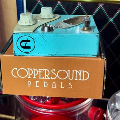 Coppersound Pedals Strategy V1 Preamp / Overdrive Sonic Blue Relic image 9