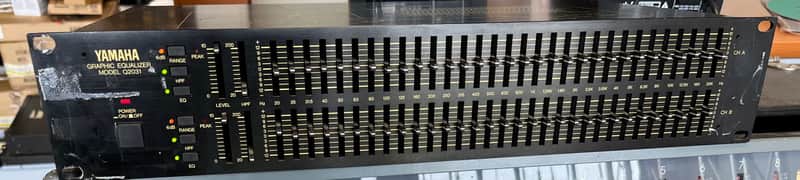 Yamaha Q2031 Dual-Channel Graphic Equalizer - Black image 1