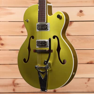 Gretsch G6120T-HR Brian Setzer Signature Hot Rod Hollow Body with Bigsby - Lime Gold - JT22124514 image 3