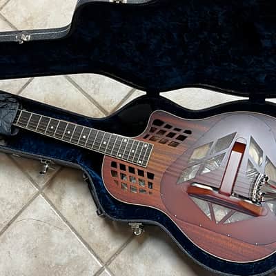 2022 National M1 Tricone Cutaway Resonator Reso Phonic guitar image 8