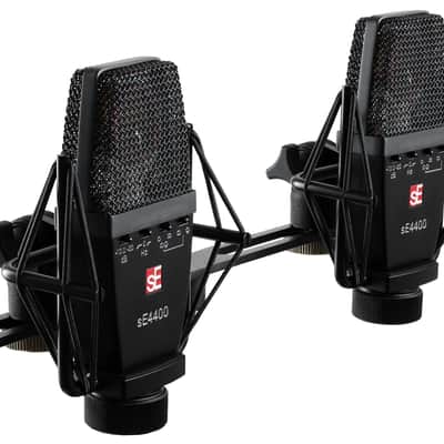 sE Electronics SE4400-PAIR (2ND GEN) Factory Matched Pair of sE4400 Large Diaphragm Condenser Microphones - With Shock Mounts, Stereo Bar, and Hard Case! **TWO FREE MIC CABLES and FREE SHIPPING!** image 3