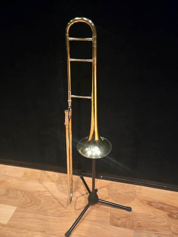 Monette Tenor Trombone Complete Large Bore 1986 - Raw Brass image 1