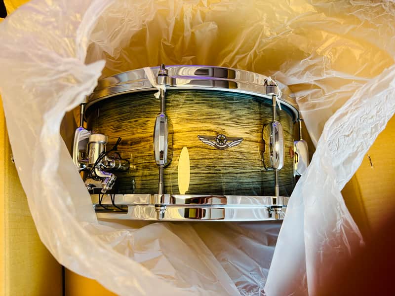 Tama Star Walnut 14x6.5" Snare Drum - Indigo Japanese Sen Burst image 1