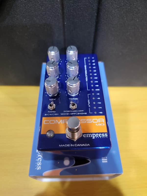 Empress Effects Guitar Compressor MKII Pedal - Blue | Reverb