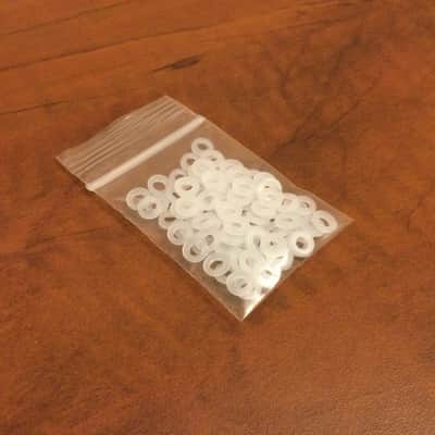 M3 Nylon Washers - Pack of 100 - White - Midiverse Modular image 1