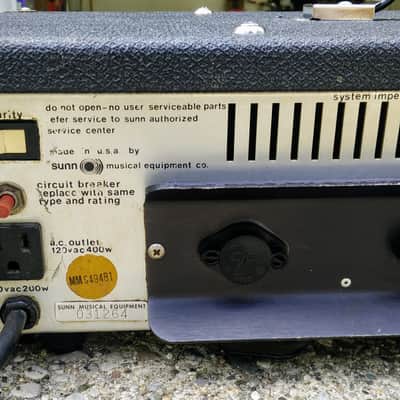 Sunn Concert Lead 1973 Silverface, recently serviced image 5