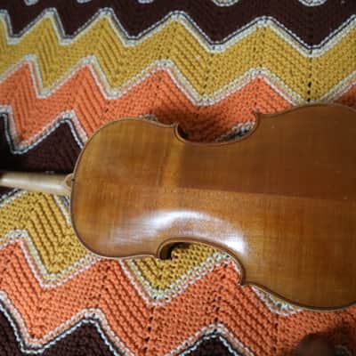 Vintage Violin with Case and Bow image 8