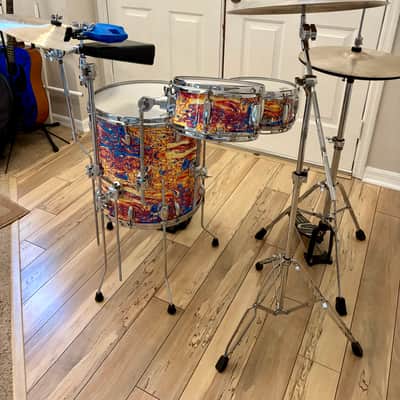 Slingerland Cocktail set Vintage Jam Seasion Late 50’s- 60’s - Custom wrapped image 6