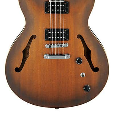 Ibanez AS53-TF Artcore Hollow Body Electric Guitar, Tobacco Flat image 2