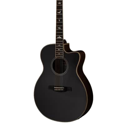 PRS SE A20 Angelus w/ PRS-Voiced Fishman Presys VT pickup, Black Top Gloss / Satin Back image 3