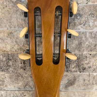 Hensel Minerva pre-war 1930s parlour guitar. made in Canada. UPDATED DETAILS IN AD. image 8