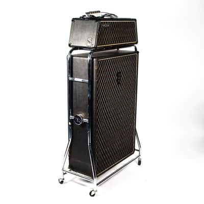 Vox Beatle Head and Super Beatle Cabinet With Heartbreakers Logo Owned by Mike Campbell image 2