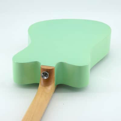 Loog Mini Acoustic 3-String Kids Beginner Guitar Mint Surf Green Educational image 14