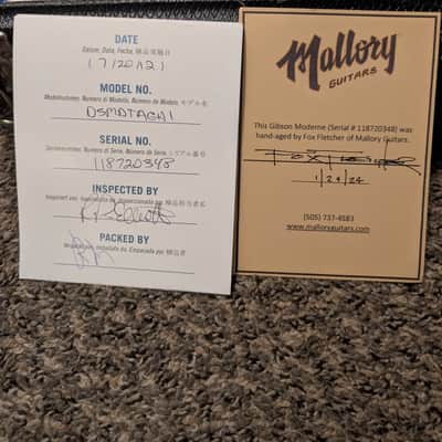 2012 Gibson Moderne XL aged by Mallory image 15