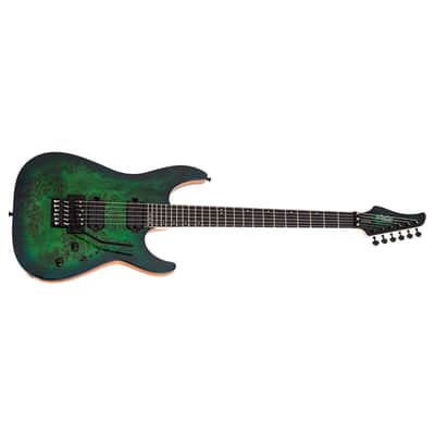 C-6 Pro Floyd - Aqua Burst Schecter image 2
