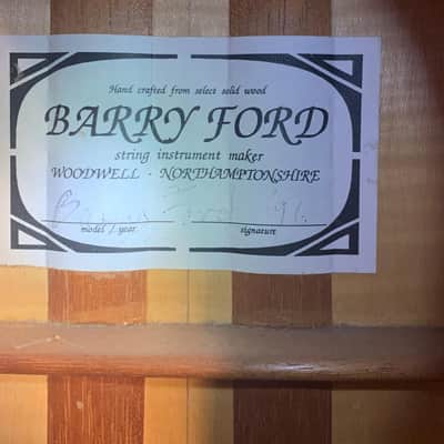 Barry Ford Acoustic Bass Guitar 1996 image 21