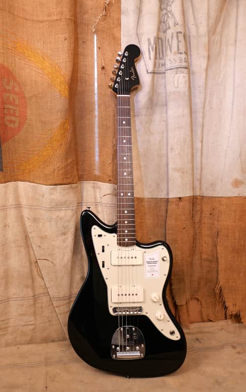 Fender Traditional 60's MIJ Jazzmaster 2021 Black w/Matching Headstock image 1
