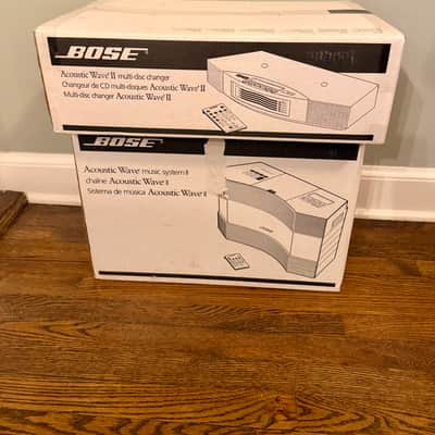 NOS Bose Acoustic Wave Music System II & Multi Disc 5 CD Changer White NEW READ image 1