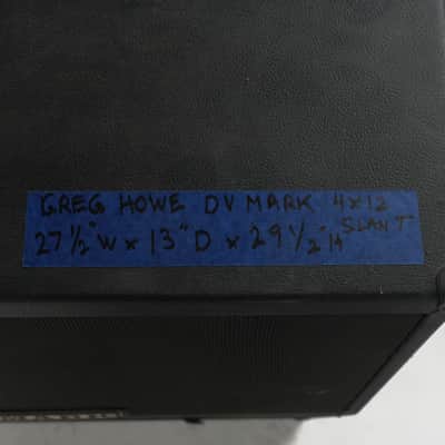DV Mark Slanted Cabinet 4x12 Owned by Greg Howe image 10