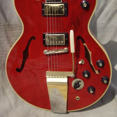 Gibson ES-355TD 1967 - Cherry Red Stereo Varitone Long Lira Vibrola Original Master Volume image 5