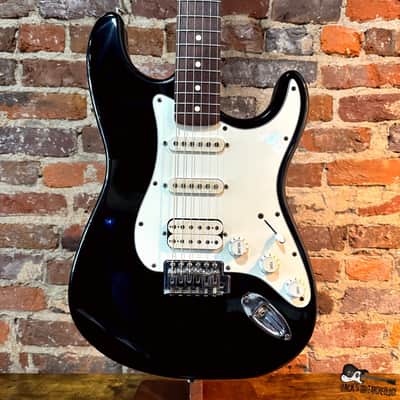 Squier MIM Stratocaster HSS Electric Guitar (1997 - Black) image 1