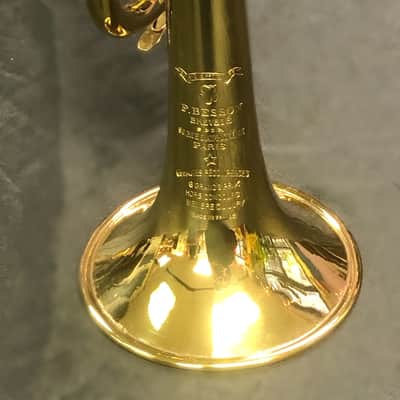 Vintage F. Besson Brevete Professional Trumpet *Relacquered* imagen 6