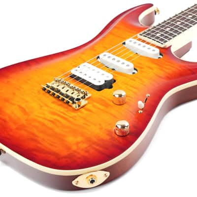 Suhr Standard Custom Carve Top Aged Cherry Burst image 11