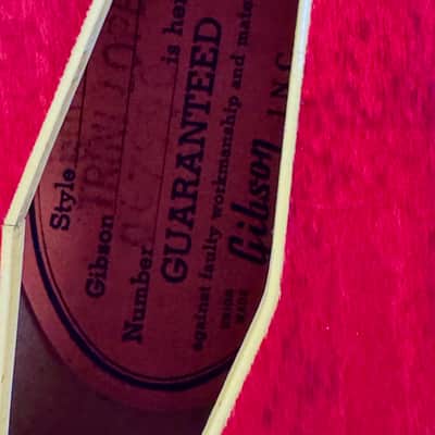 Gibson Trini Lopez 1967 - Cherry Red image 7