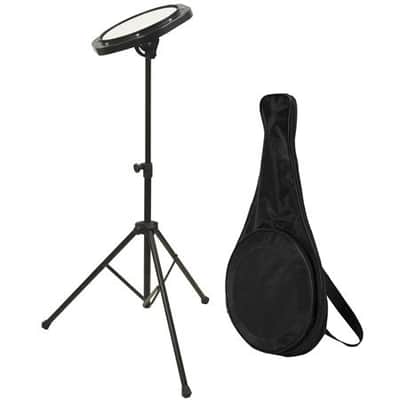 On Stage DFP5500 Drum Practice Pad w Stand and Bag image 1