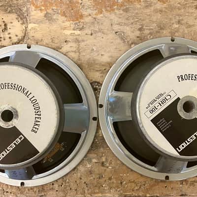 Trace Elliot 10inch bass speakers C10H-100 1980 image 2