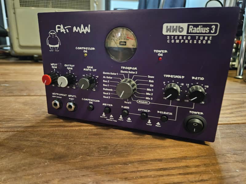 HHB Radius 3 FatMan Stereo Tube Compressor | Reverb